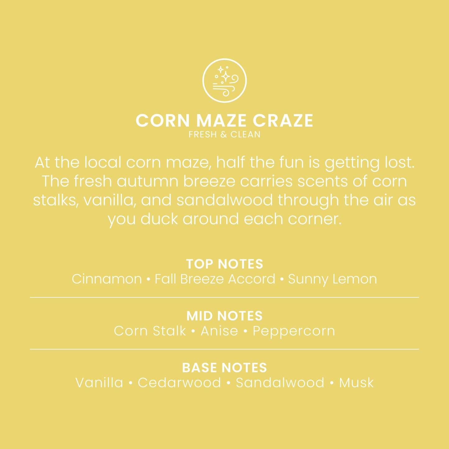 Corn Maze Craze Original Large Jar Candle