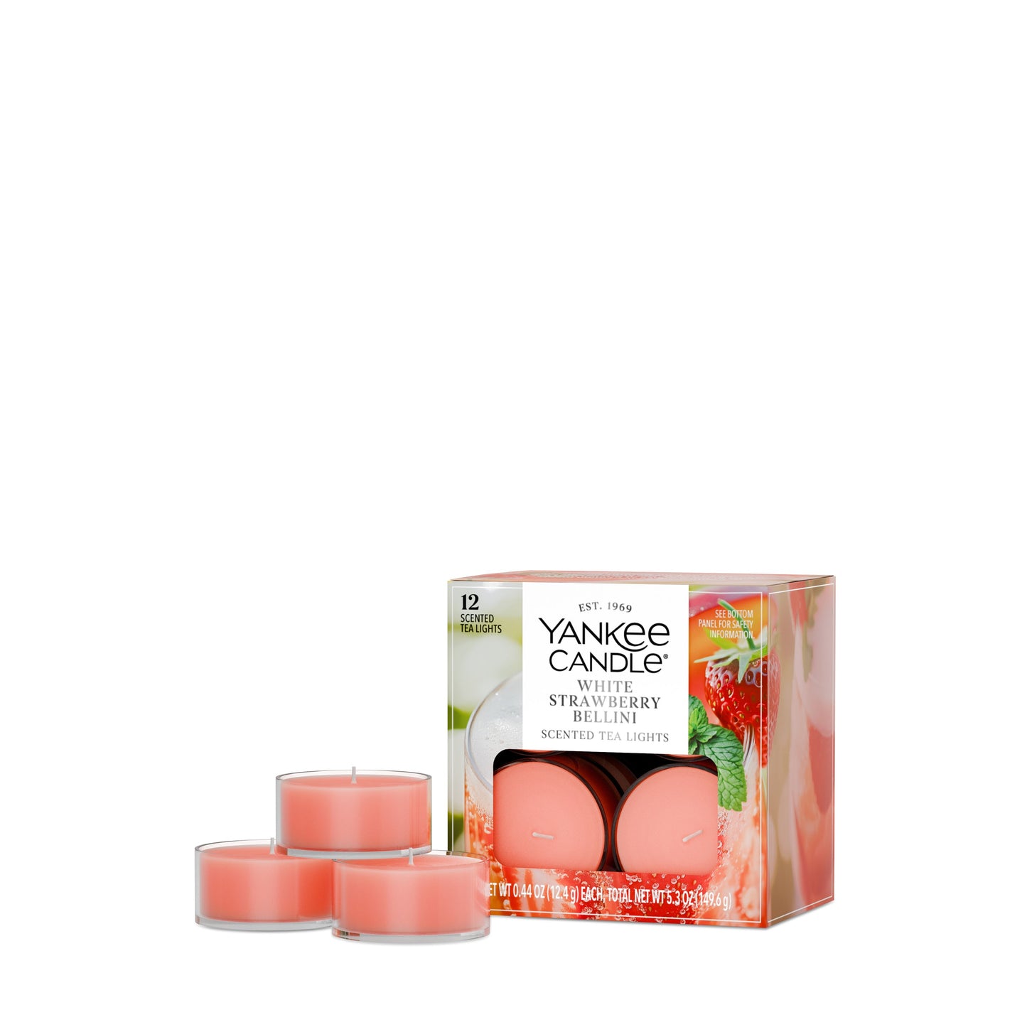 White Strawberry Bellini Wave 8-0733